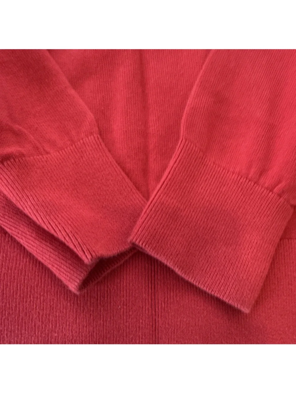 Tommy Hilfiger Men's Bright Red V-Neck Sweater